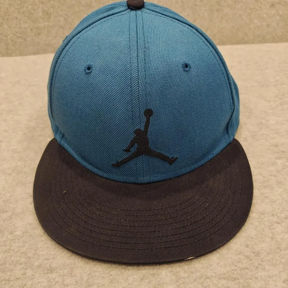 Air Jordan True Hat Cap Snap Back One Size Blue Jumpman Logo Mens Basketball